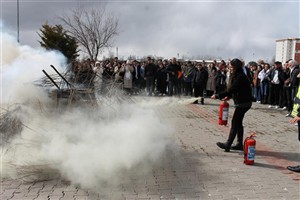 Fakültemizde Yangın Güvenliği ve Tahliye Eğitimi Yapıldı