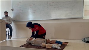 Bölüm Öğrencilerimize İlkyardım Sertifikası Eğitimi