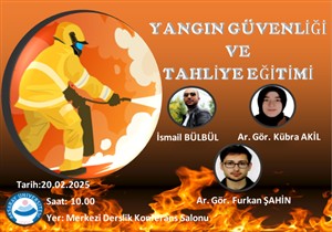 Fakültemizde Yangın Güvenliği ve Tahliye Eğitimi Yapıldı
