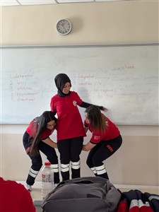 Bölüm Öğrencilerimize İlkyardım Sertifikası Eğitimi