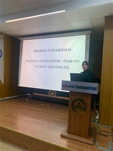 Acil Yardım ve Afet Yönetimi Bölümü 1. Sınıf Öğrencilerine Yönelik Oryantasyon Eğitimi Gerçekleştirildi