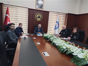 Fakültemiz Akademisyenleri Afet Risk Yönetimi Koordinasyon Birimi Toplantısına Katıldı. 