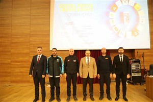 26.02.2026 Tarihli Bölümümüz Afet Farkındalığı Topluluğunun Asrın Felaketinin Üçüncü Yılında Müdahale Basamağında Görev Alan Kurumların Deneyim Paylaşımları Konulu Panel Programı