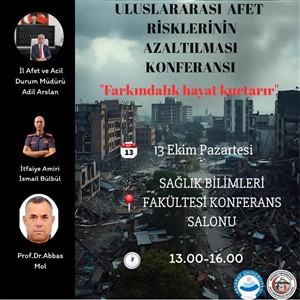 Afet Farkındalık Topluluğu Ekim Ayında Farklı Etkinler Gerçekleştirdi