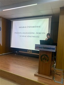 Acil Yardım ve Afet Yönetimi Bölümü 1. Sınıf Öğrencilerine Yönelik Oryantasyon Eğitimi Gerçekleştirildi